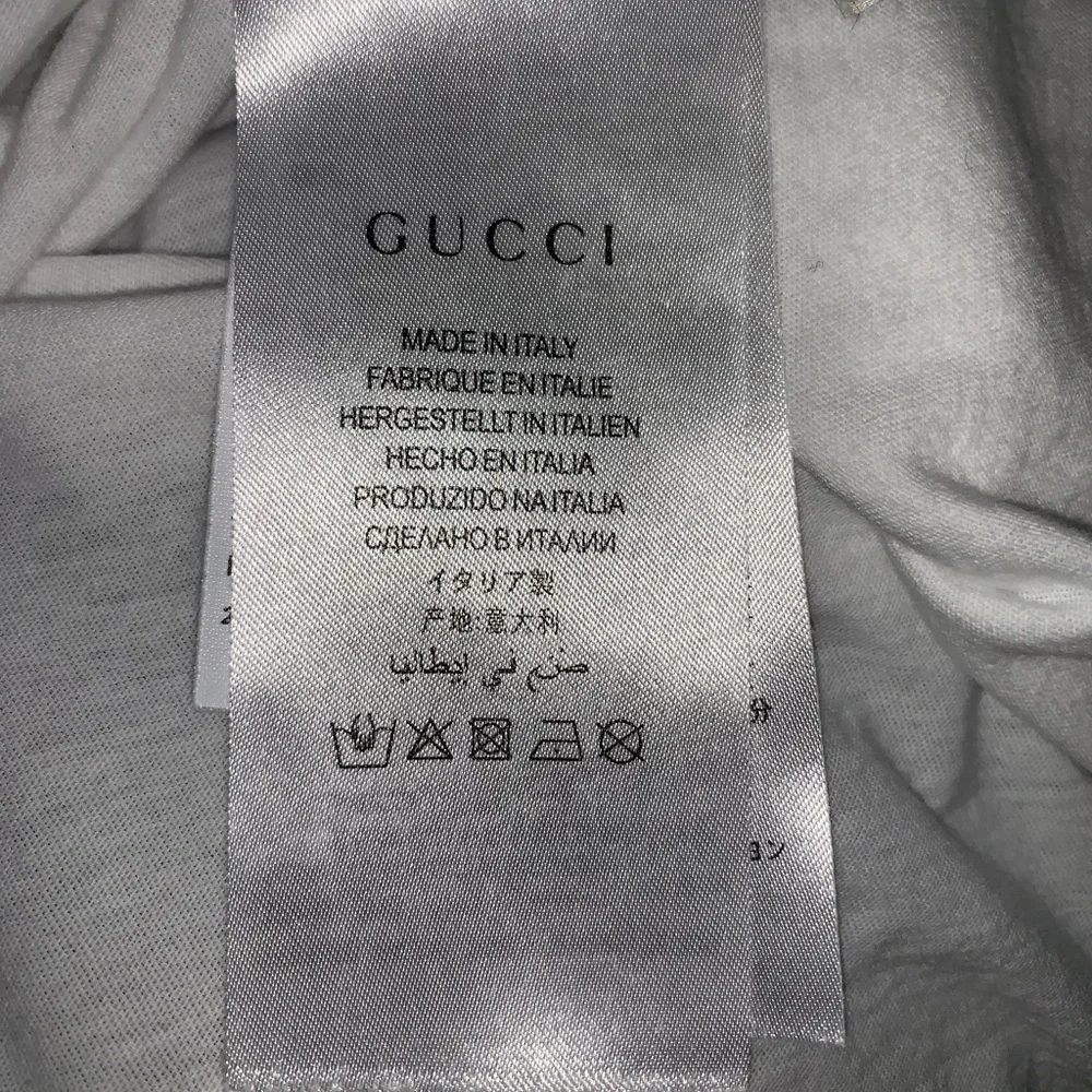 AUTHENTIC Gucci Men's Logo T-shirt White XS